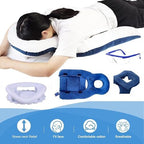 Vitrectomy Recovery Pillow, Reversible Face Down Pillow After Eye Surgery with Centre Hole and Adjustable Stand, Reversible Face Down Support, for Macular Hole And Retinal Detachment Post Surgery