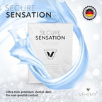 Dental Dams 3-Pack, Latex-Free Oral Dams, Hypoallergenic Oral Barrier, Free of Flavors and Toxic Materials, Lightweight for Optimal Sensation, Designed for Your Safety (3)