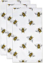 Gift Boutique 100 Bee Guest Napkins 3 Ply Disposable Paper Pack Honey Bumble Bees Dinner Hand Napkin for Happy Bee Day Bathroom Powder Room Wedding Summer Spring Bridal Baby Shower Decorative Towels