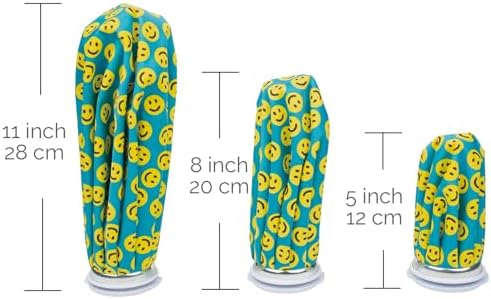 NeoTech Care Ice Bag, Screw Top Fillable, Reusable (Blue Design, 8 inch)
