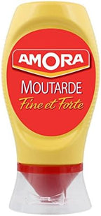 French Strong Amora Dijon Mustard Moutarde de Dijon Fine et Forte Flacon Souple 265 gr