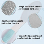 4 Pcs Stainless Steel Foot Scraper Metal Foot File Double-Sided Foot File Callus Remover for Feet Professional Foot Scraper Pedicure, Pedicure Tools, Foot Scrub Supplies (Stainless Steel)