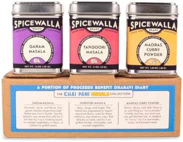 Spicewalla Masala Indian Spice 3 Pack | Garam Masala, Madras Curry Powder, Tandoori Masala | Non-GMO, No MSG, Gift Set