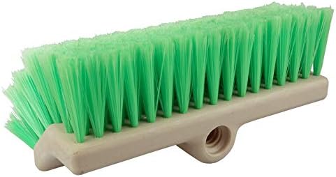 Weiler 44693 10" Bi-Level Scrub Brush, Fine Nylon Fill (Pack of 6)