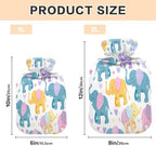 Cartoon Elephants Hot Water Bottle with Soft Cover Large Hot Water Bag for Neck and Shoulder Pain Relief, Hot and Cold Compress, Hand Feet Warmer (2 Liter)