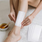 30 Pcs Wax Strips for Hair Removal 2.5'' x 7.5'' Non Woven Body and Facial Wax Strips Paper, Beauty Waxing Strip for Leg Face Chest Back and Bikini (30 Pcs)