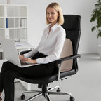 Lumbar Support Pillow for Office Chair and Car Seat, Inflatable Travel Back Rest Cushion for Airplane,Versatile Use Lower Back Cushion,Back Support Pillow, Protable Foldable Design