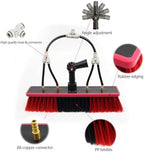 Solar Panel Cleaning Brush Aluminum Water Fed Poles, Washing Brush Tool, Outdoor Window Extendable Cleaner Kit, Roof Solar Panel Cleaner, (6M-10.8M),10.8M/36FT