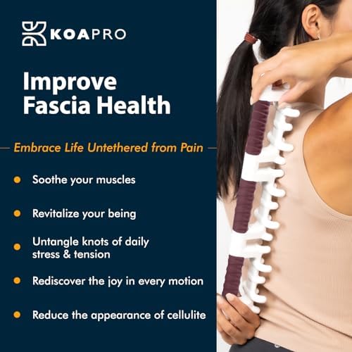 KOA PRO Facia Blaster Tool for Cellulite Area - Trigger Point Massage Tool for Deep Tissue, Full Body Massage, Back and Neck Massager, Muscle Massager for Legs, Fascia Massage Tool