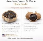 100% American Grown Black Garlic Puree, Wild River, Made in USA, Gilroy California Garlic, Umami Paste in Glass Jar 8.4 oz