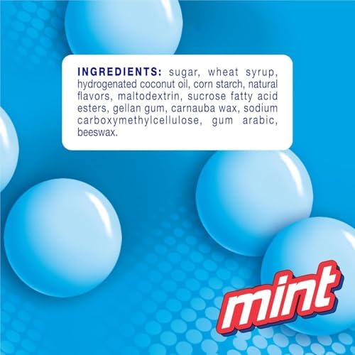 Mentos Chewy Mint Candy Roll, Mint Candies, 14 Pieces Per Roll, 15 Count Party Pack