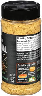 Frontier Co-op Premium Nutritional Yeast Flakes, 3.6 oz. - Vegan, Gluten-Free, Kosher, Non-Irradiated Seasoning, Dairy-Free Cheese Flavor, Rich in B Vitamins