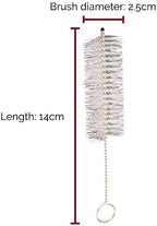 Superslick 917B Valve Casing Cleaning Brush for Brass Instruments, Grey