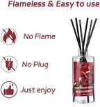 SCENTORINI Reed Diffuser Oil Refill, Black Cherry Essential Oil 6.76 Fl Oz, Natural Long Lasting Aromatherapy Fragrance Oil for Home Bedroom Bathroom Office Spa Air Freshener Home Decor