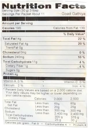 Surati Goad Gathiya 340g