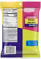 Laffy Taffy Candy, Assorted Fruit Flavors, Individually Wrapped Mini Bars, 6 Ounce Bag