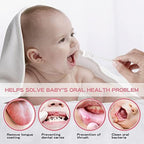60Pcs Baby Tongue Cleaner, Baby Toothbrush, Disposable Infant Mouth Cleaner, Soft Gauze Toohthbrush Toddler Oral Cleaning Stick Dental Care for 0-36 Month Newborn