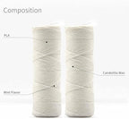 Vegan Refill Dental Floss | Refillable Tooth Floss | Candelilla Wax | Plastic Free Dental Tape | Zero Waste Floss | Eco Floss | Mint | 2 x 55 Yards | Bambaw