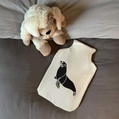 Azeeda 'Sea Lion Silhouette' Hot Water Bottle Cover (HW00049171)