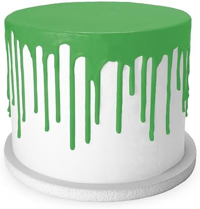 Satin Ice Cake Drip, Green, 8.8 Ounce