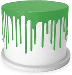 Satin Ice Cake Drip, Green, 8.8 Ounce