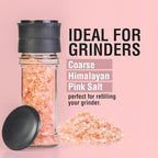 Pink Himalayan Salt - (Coarse Grain) - 2.2 lb Bag - All Purpose Cooking & Grinder Salt - Our Salt will work in a Salt Mill or Salt Grinder - Non GMO, OU Kosher Sea Salt - Nutrient and Mineral Dense for Health - 100% Certified & Tested. By The Spice Lab
