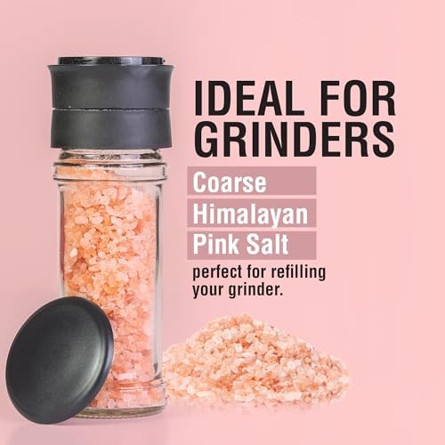 Pink Himalayan Salt - (Coarse Grain) - 2.2 lb Bag - All Purpose Cooking & Grinder Salt - Our Salt will work in a Salt Mill or Salt Grinder - Non GMO, OU Kosher Sea Salt - Nutrient and Mineral Dense for Health - 100% Certified & Tested. By The Spice Lab