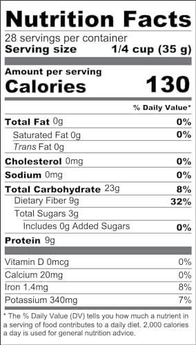 Yupik Organic Split Green Peas, 2.2 lb, Non-GMO, Vegan, Gluten-Free, Pack of 1