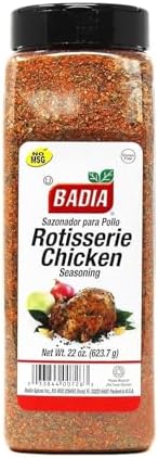 Badia Rotisserie Chicken Seasoning, 22 oz – Classic Blend for Poultry, Perfect for Roasting, Grilling & Air Frying
