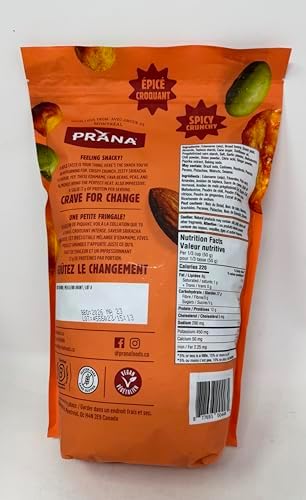 Prana Spicy Peas & Favas Protein Mix, A Crunchy & Spicy Snack with 12g of Protein per Serving - 1 Kg