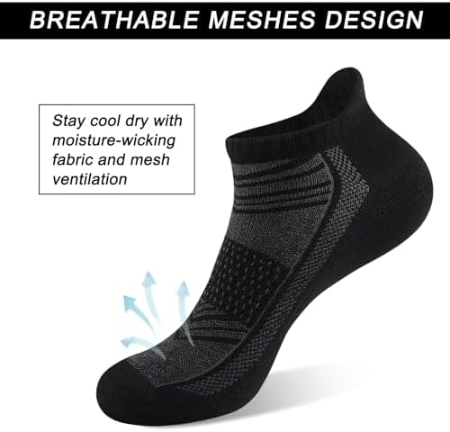 14 Pairs Mens/Womens Ankle Socks Breathable Casual Low Cut Short Socks for Men/Women with Heel Tab