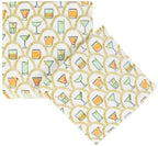 Caspari Deco Cocktails Cocktail Napkins - 20 Per Package