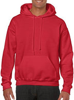 Gildan Heavy Blend 8 oz. 50/50 Hood (G185) Red