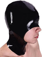 EXLATEX Latex Hood Mens Rubber Open nose and Jaw Latex Mask