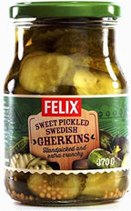 Felix Sweet Pickled Swedish Gherkins 370g