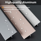 3Pcs Aluminum T-Molding, Floor Transition Strips, Floor Divider Trim, Threshold Strip, for Bridging Gaps Between Floors, or Between Wood Floors and Tiles (Gold 3pcs 35.4"x0.8")