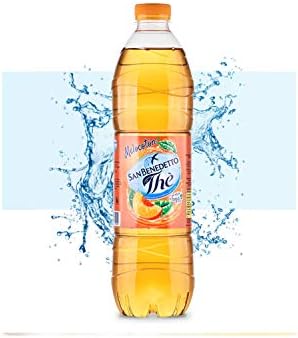 Peach Ice Tea, Bottled Ice Tea Drink, Product of Italy, 50.7 fl oz - PACK OF 3
