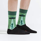 Sock It To Me, Men's Crew, Space and Alien Socks