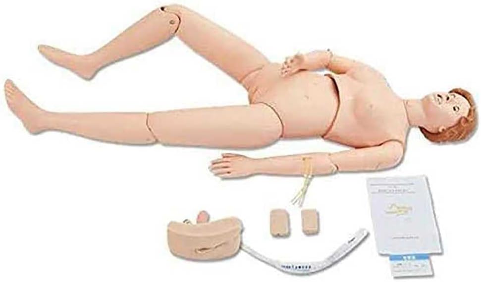 Life Size Female Nursing Manikin - Basic Patient Care Simulator for Medical Training, Human Anatomical Model for Nursing Students and Healthcare Professionals