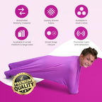 SENSORY4U Sensory Sack Body Sock – Stretchy Compression Suit for Kids – Great for Play, Movement, and Body Awareness