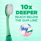 GUM Technique Deep Clean Toothbrush - Compact Head - Soft Toothbrushes for Adults with Sensitive Soft Bristles, 1 Count (Pack of 6)