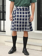 Mens Utility Kilt Pin Scottish Tartan Apparel Black & Irish Hybrid Royal Stewart Pockets Kilts