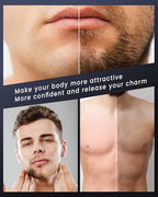 NUBACK Electric Back Shaver for Men, 3 in 1 Mens Back Shaver, Cordless Back Hair Trimmer for Men with Extendable Long Handle, Self-Service Body Groomer Razor with Wider Blade