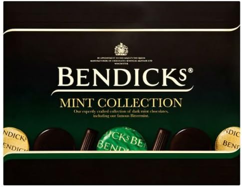 Bendicks Dark Mint Chocolates Collection 200G Case Of 10