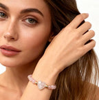 6mm Natural Stone Bracelet and Healing Stones, Handmade Amethyst Bracelet,Gemstone Bracelets for women, Spiritual Bracelets Purple Jewelry Birthday Valentine Day Mothers Day Gifts