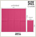 Party Solids Cerise Dinner Napkins Disposable 8" x 4" Folded - 40 Pcs 2 Ply Cerise Napkins Disposable Paper Guest Towels for Bathrooms, Dinners, Everyday Parties & Party Supplies