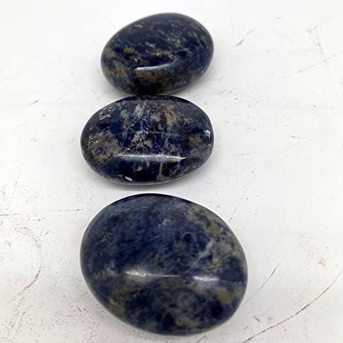 VIE Naturals Palm Stone, Oval, Sodalite, 5-7cm