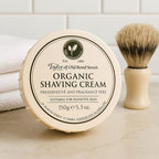 Taylor of Old Bond Street Organic Shaving Cream w/Aloe & JojobaNew 5.3 oz.