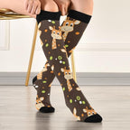 Dussdil Compression Socks for Women & Men - Knee High Socks for Running & Athletic Activities
