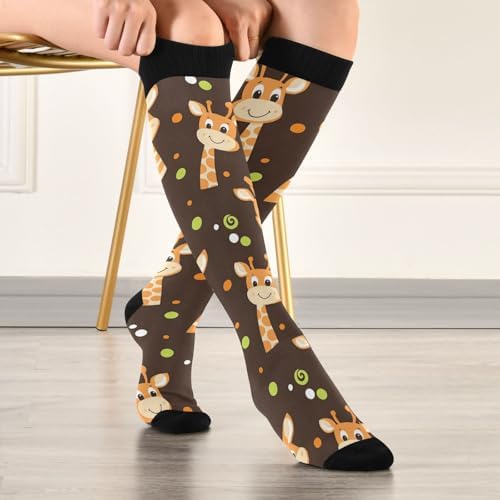 Dussdil Compression Socks for Women & Men - Knee High Socks for Running & Athletic Activities